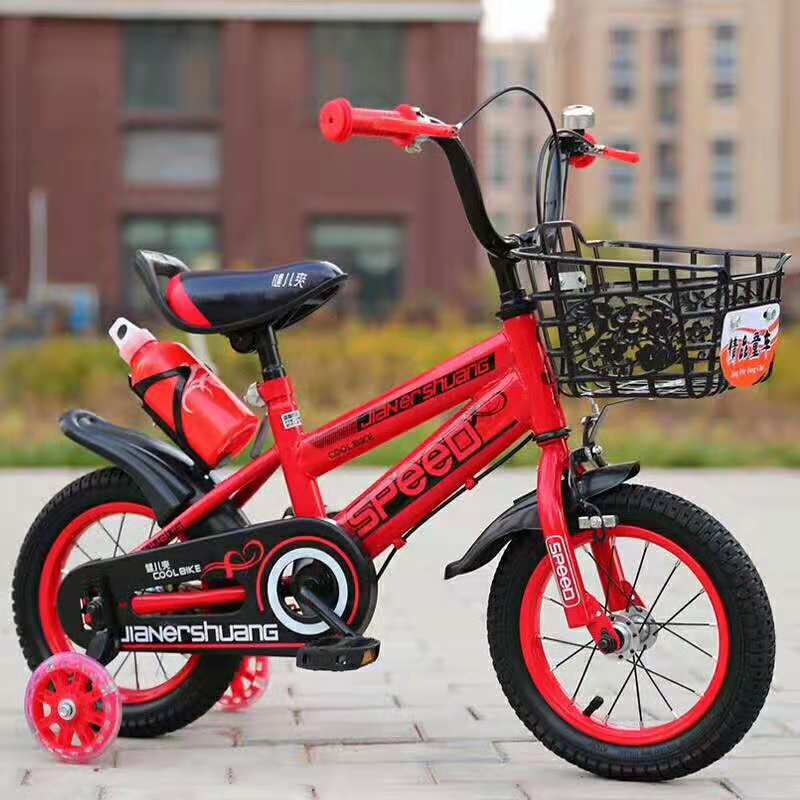 厂家直销运动带水壶12健儿爽运动儿童自行车自行车 儿童车