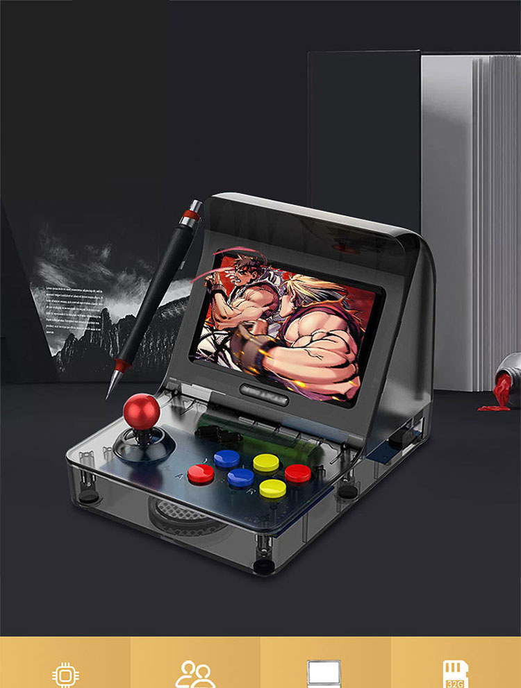 跨境新品复古迷你街机retro arcade游戏机gba怀旧游戏机mini街机