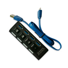 USB3.0HUB集线器3.0高速扩展4口带独立开关3.0hub集线器usb分线器