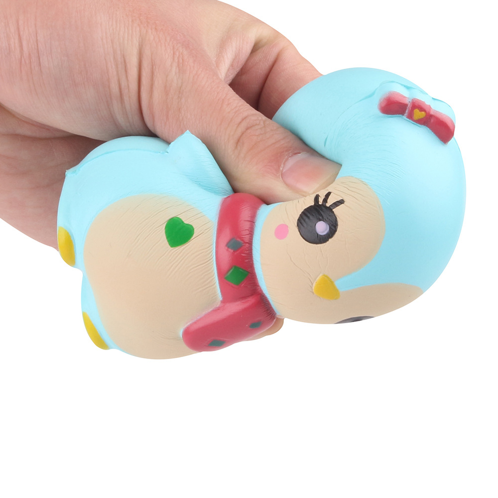 慢回弹玩具猫头鹰仿真动物玩具