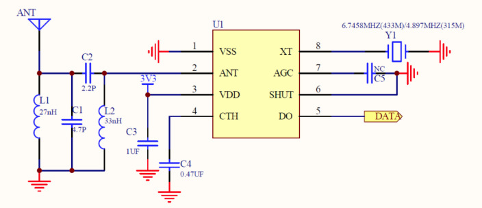 集成电路(ic)-syn480r,433m,315m无线接收芯片ic,抗干扰低功.