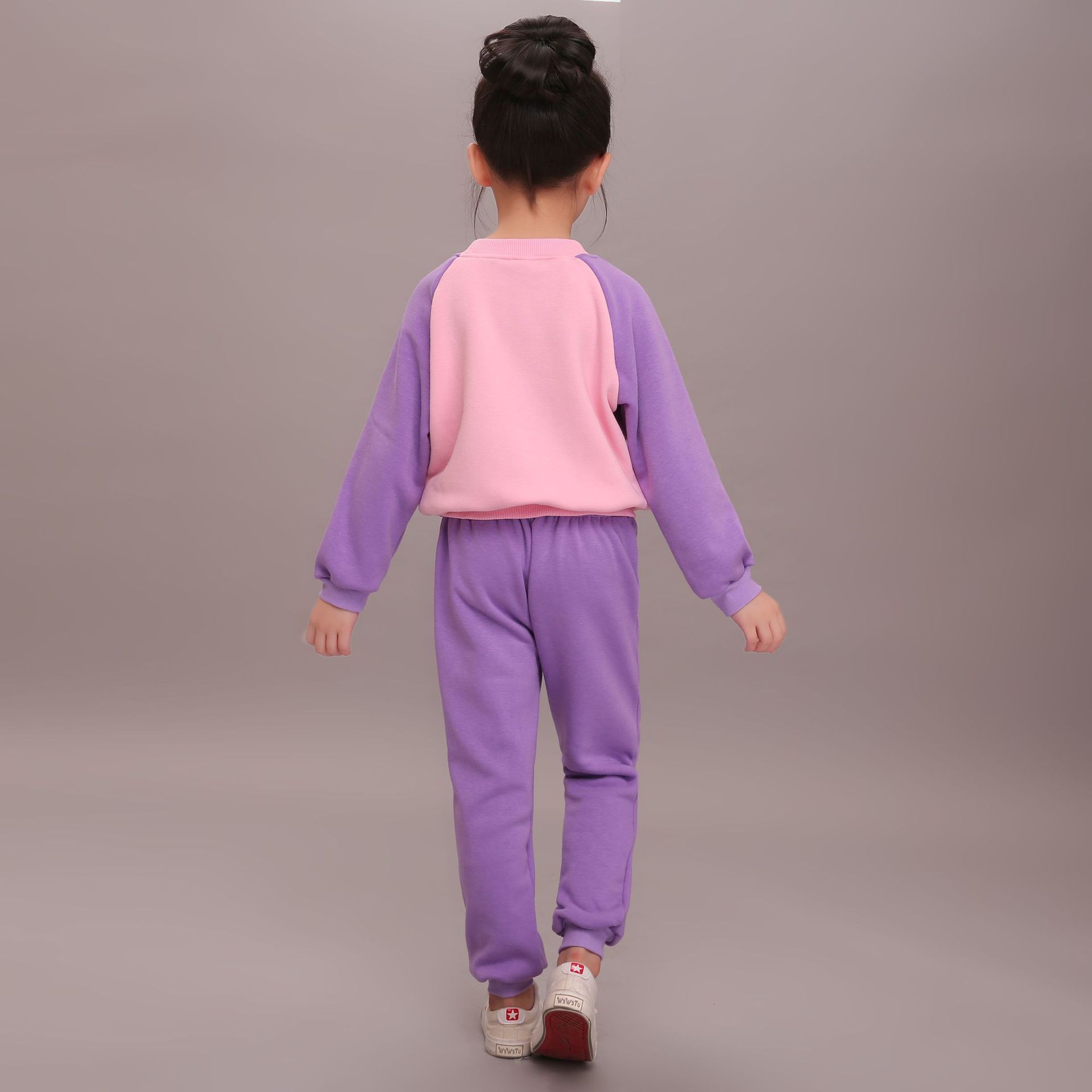 儿童舞蹈服长袖练功服秋冬季男童加棉少幼儿舞蹈衣裤加绒加厚冬款