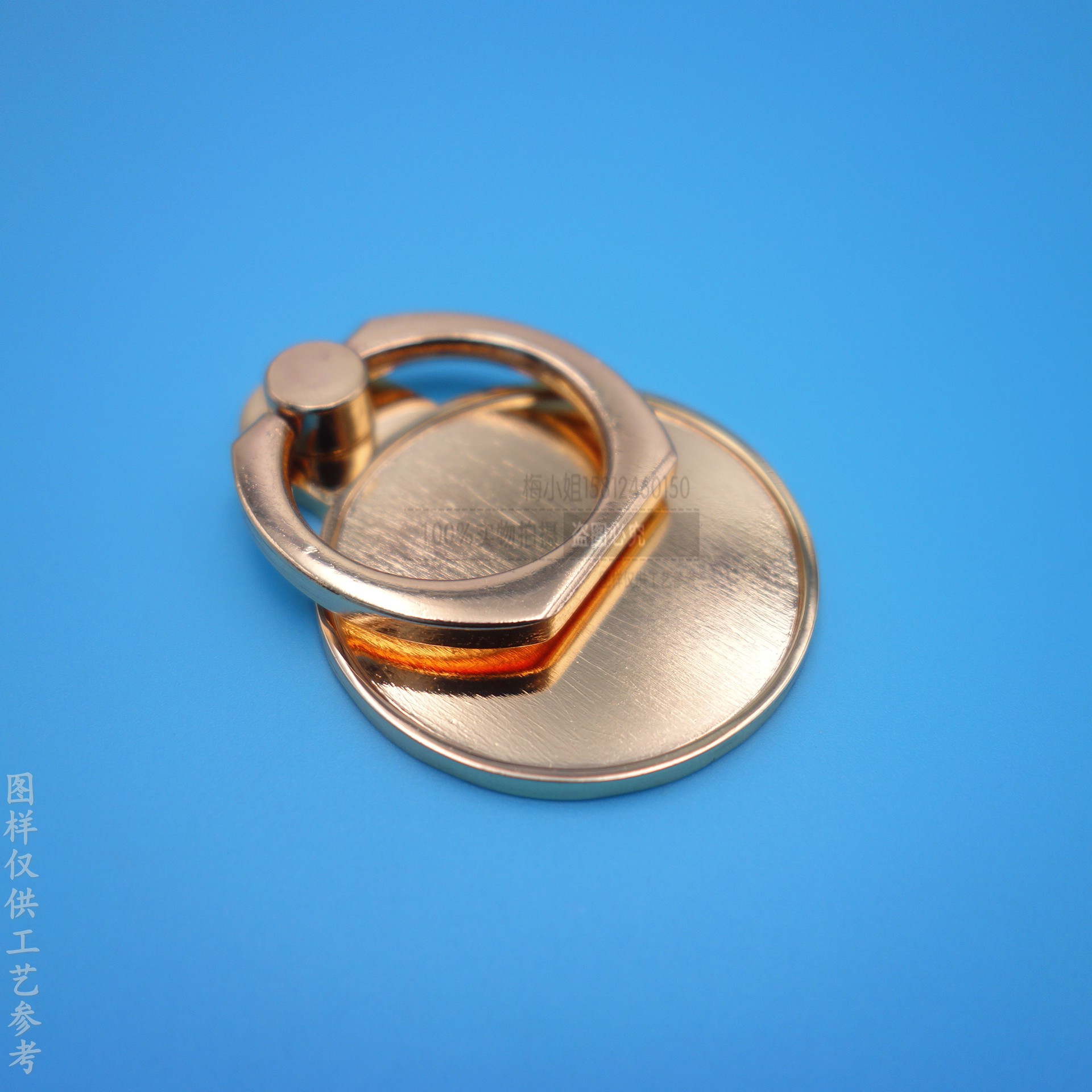 5cm直径圆形手机支架 懒人指环扣 现模锌合金五金制品