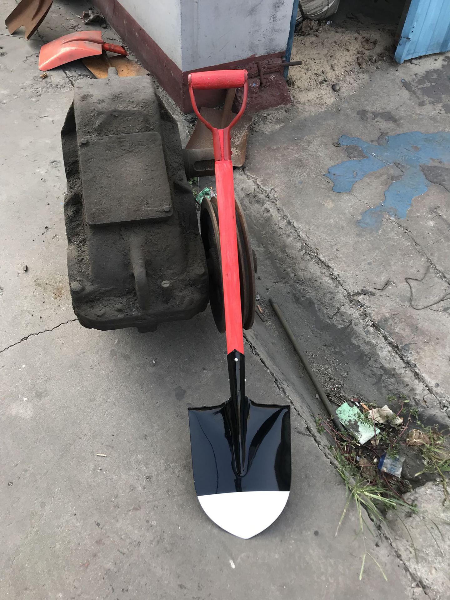 消防铁铲 消防铲 铁铲 铁锹 消防检查用消防楸工兵锹消防器材