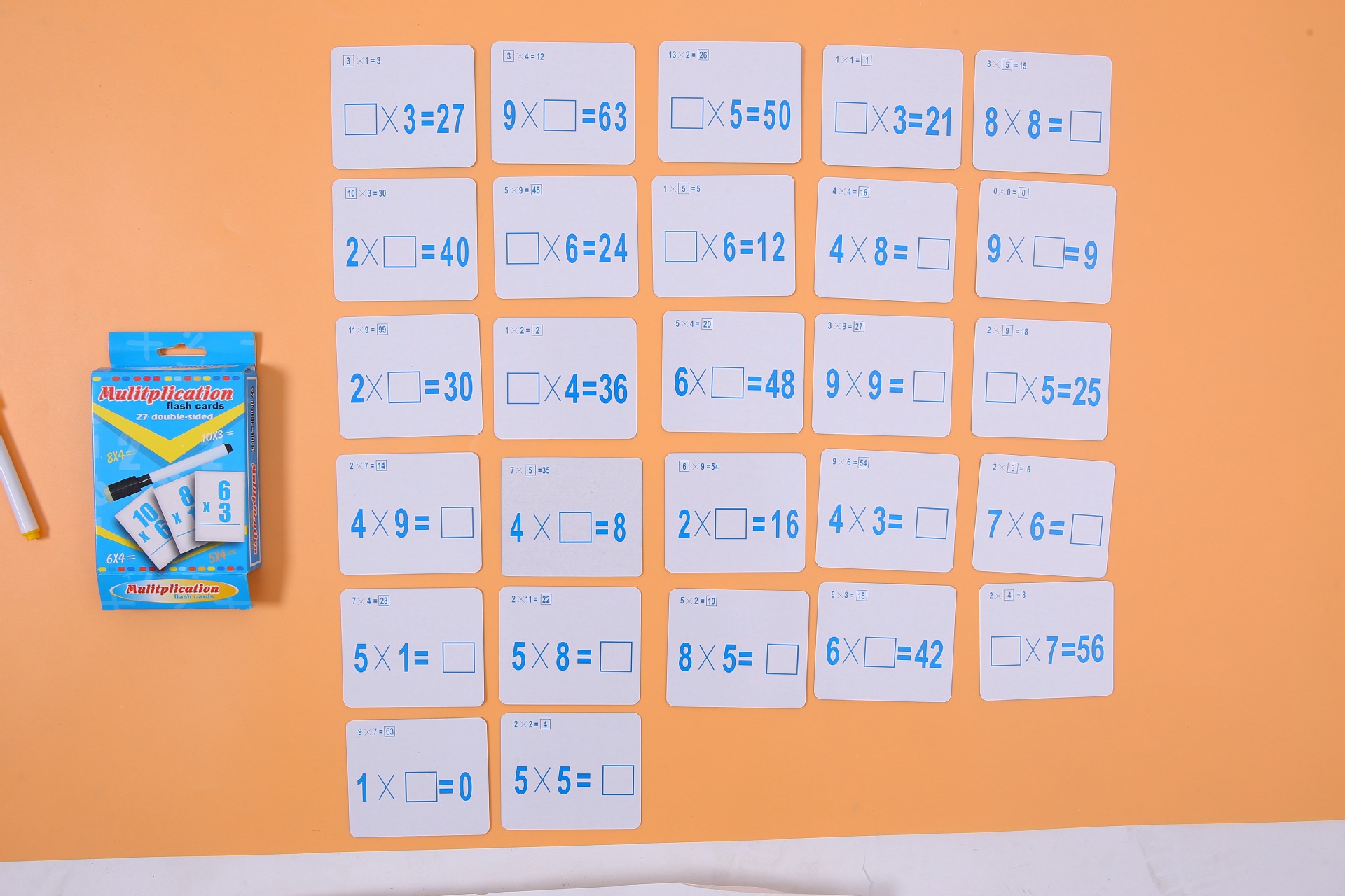 益智类科教玩具加减法教具乘除法教具撕不烂教学卡片数学定制覆膜