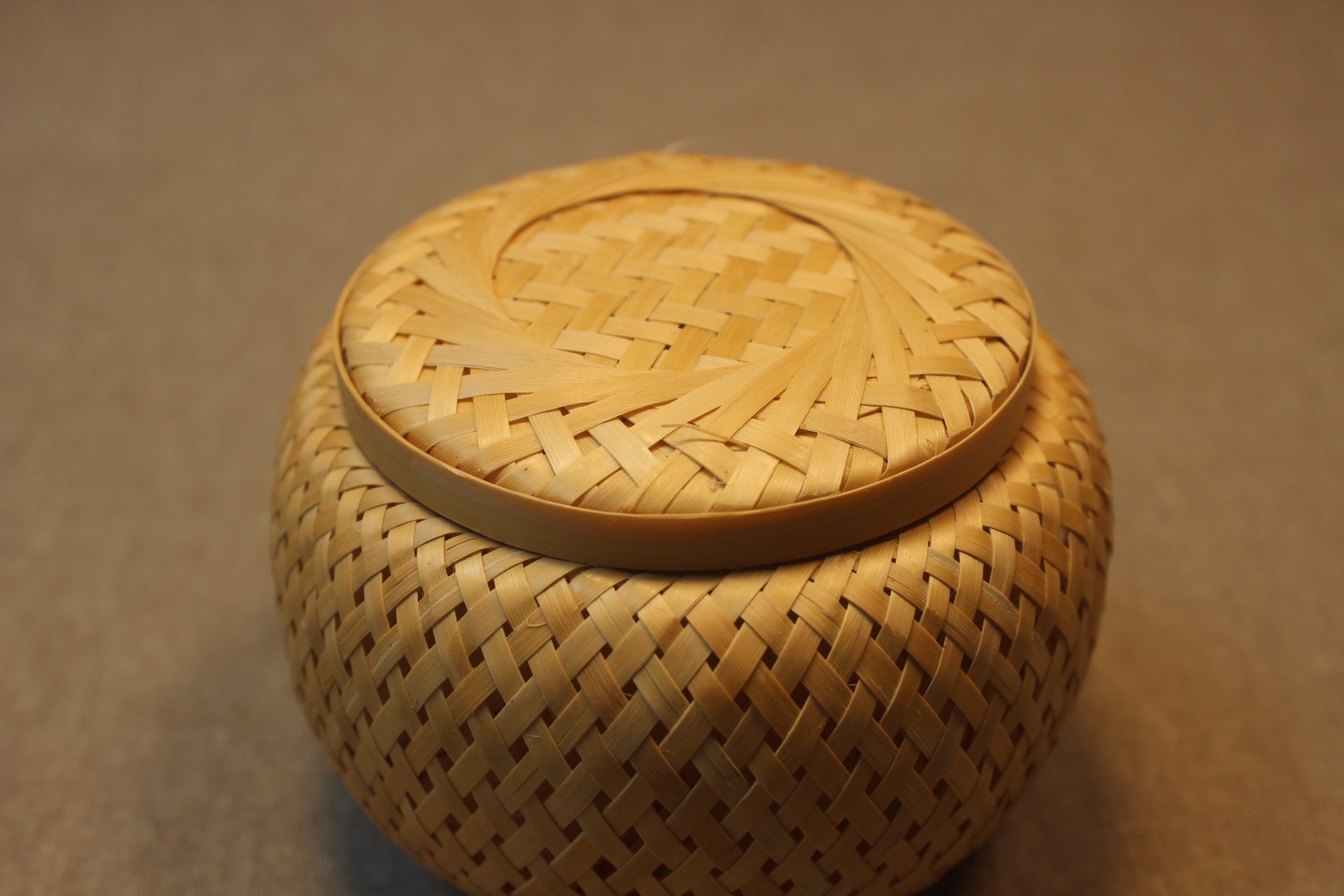 七月七竹编茶叶盒 蝈蝈笼 竹制工艺品