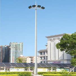 12米led高杆灯 广场篮球场射灯升降机照明灯 中杆灯金属灯杆