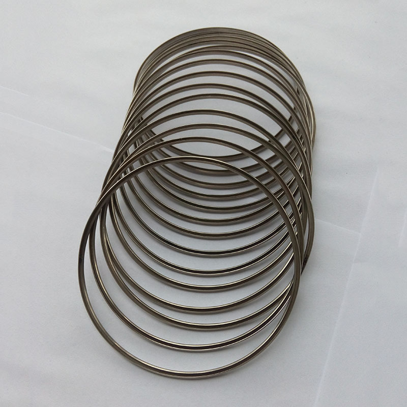 轴向密封金属c型密封圈成都厂家批发耐腐蚀c型密封圈非标密封圈