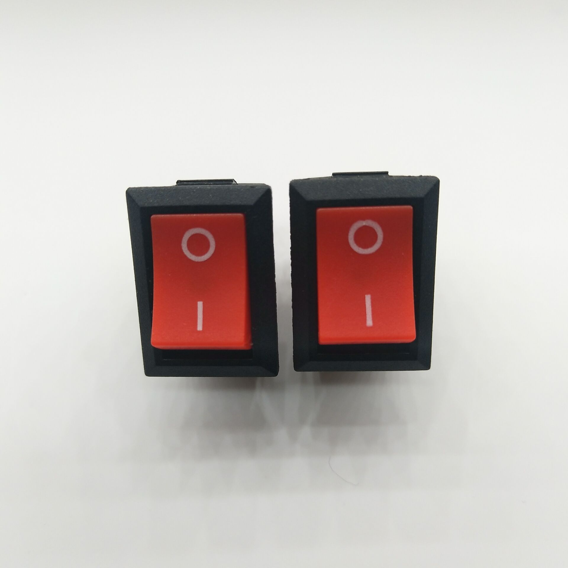 两脚开关10*15红色铜开关15*21红盖开关铜两脚