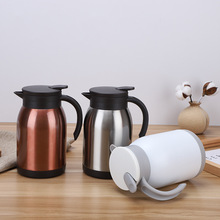 厂家直供供不锈钢咖啡壶 家居日用保温水壶简约真空水壶礼品定制