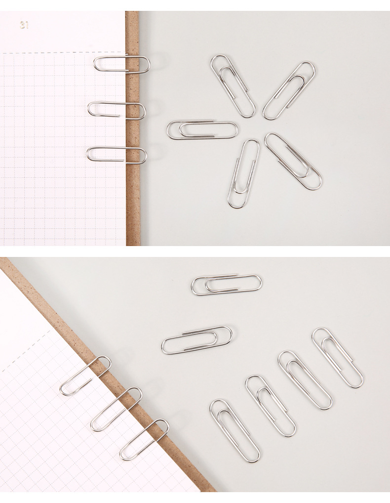 晨光文具 办公用3号金属回形针纸盒装abs91696标准曲别针100枚