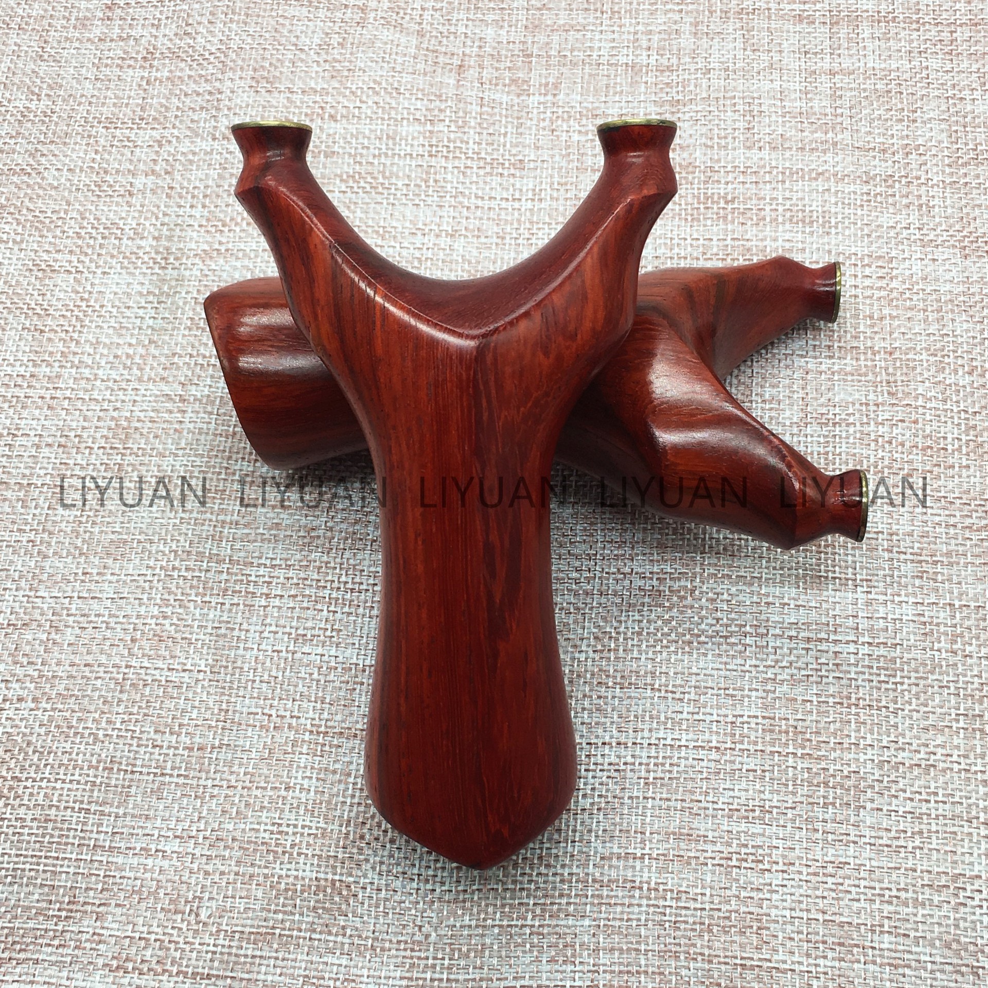 现货批发天罡铜头红花梨木实木弓龅牙厂家射击用品户外竞技弹弓