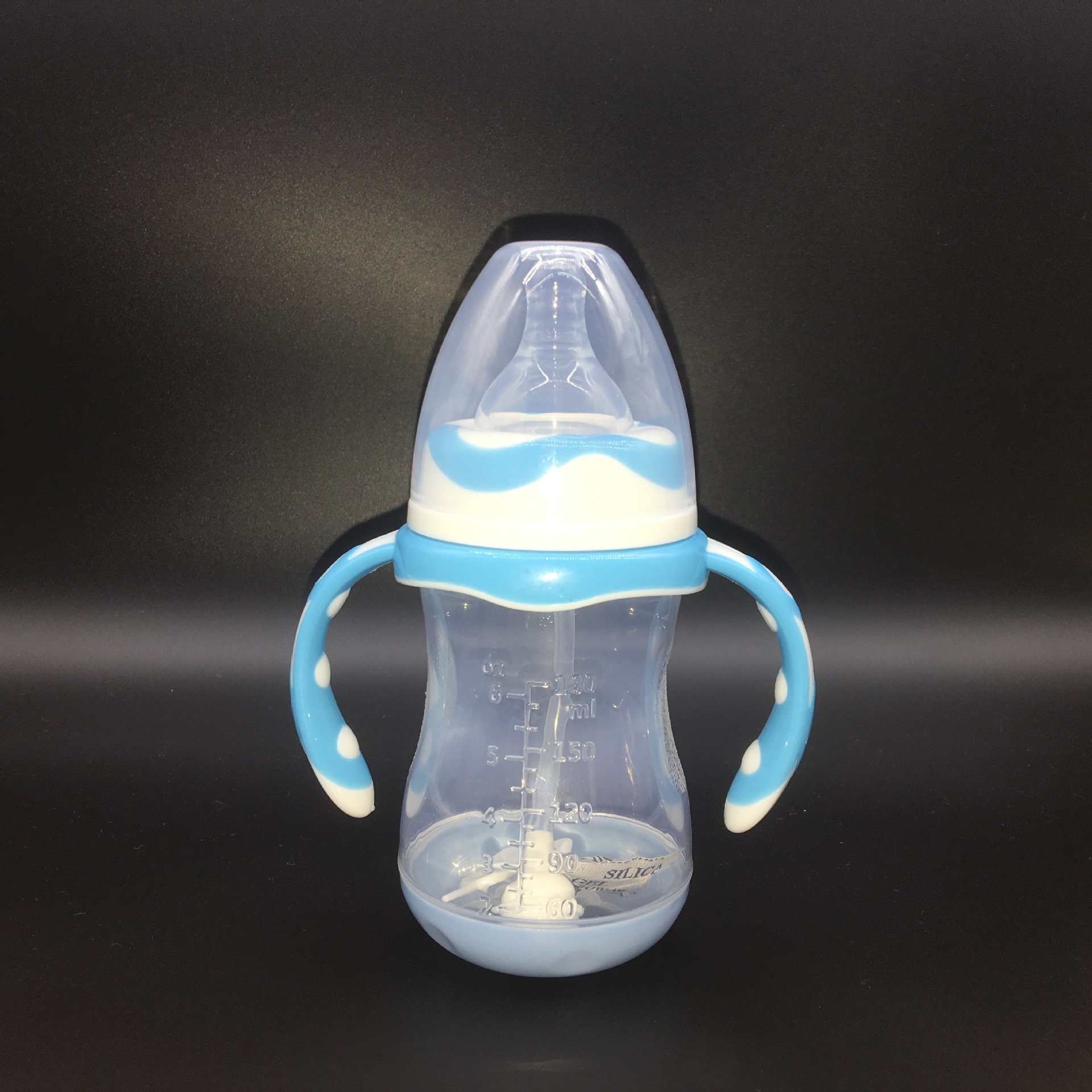 厂家直销新生婴儿宽口径pp塑料奶瓶宝宝感温变色奶瓶批发母婴产品