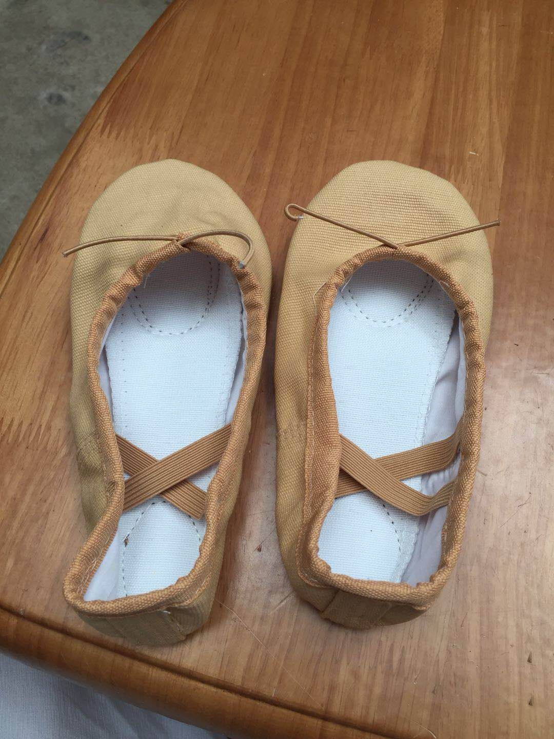 布头舞蹈鞋软底夏秋芭蕾舞鞋驼色练功舞鞋跳舞鞋子瑜伽鞋猫爪鞋女