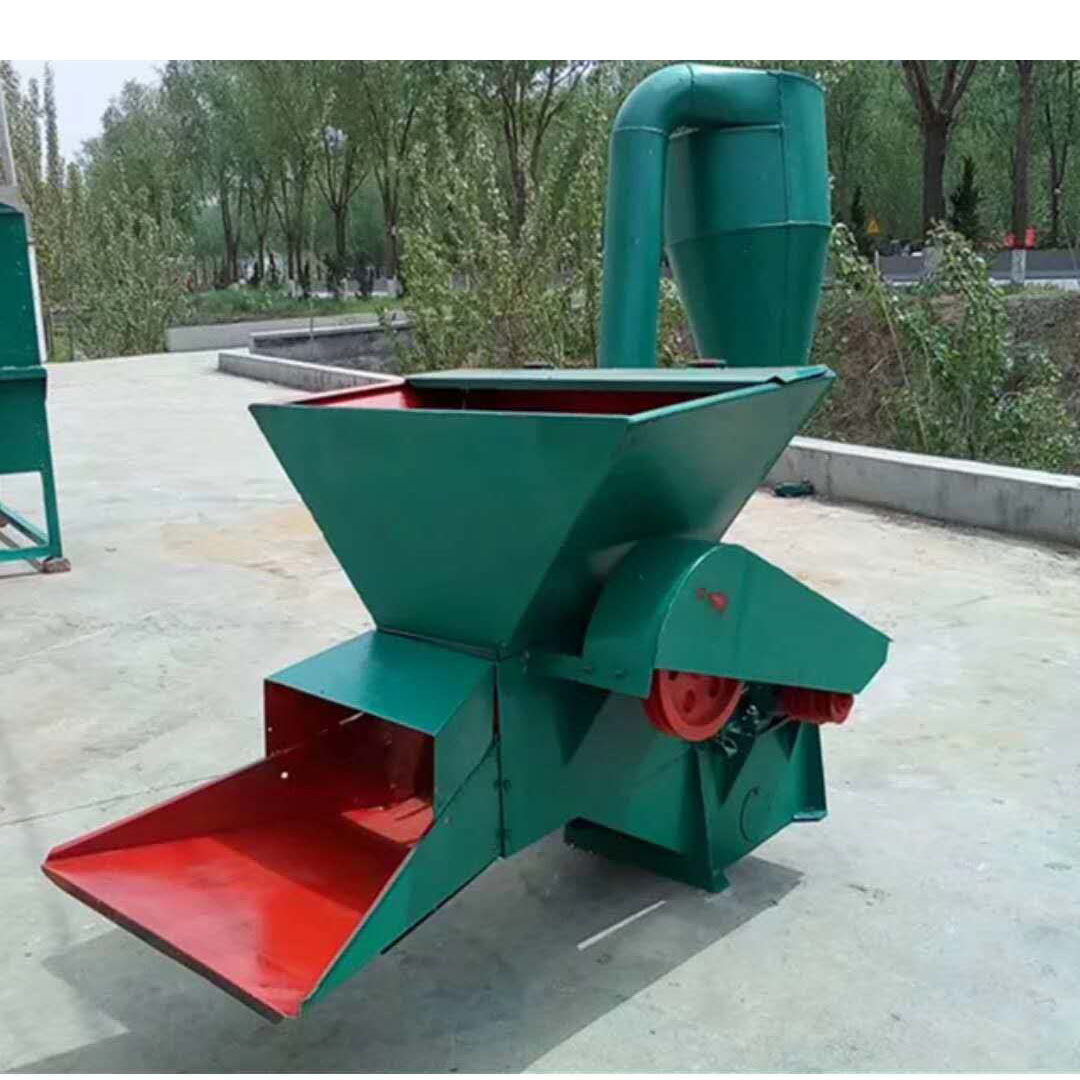 三项电大型稻草粉碎机 粮食秸秆无尘粉碎机 粉碎机图片