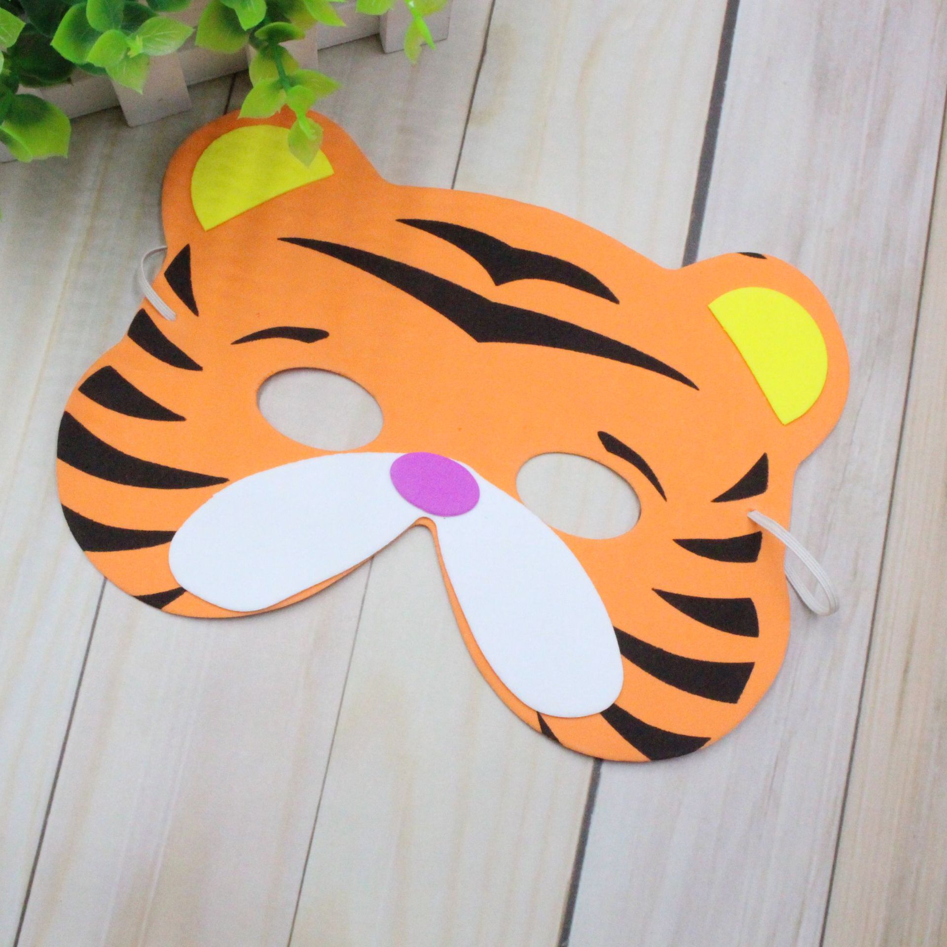 森林动物儿童面具派对面具活动面具儿童玩具