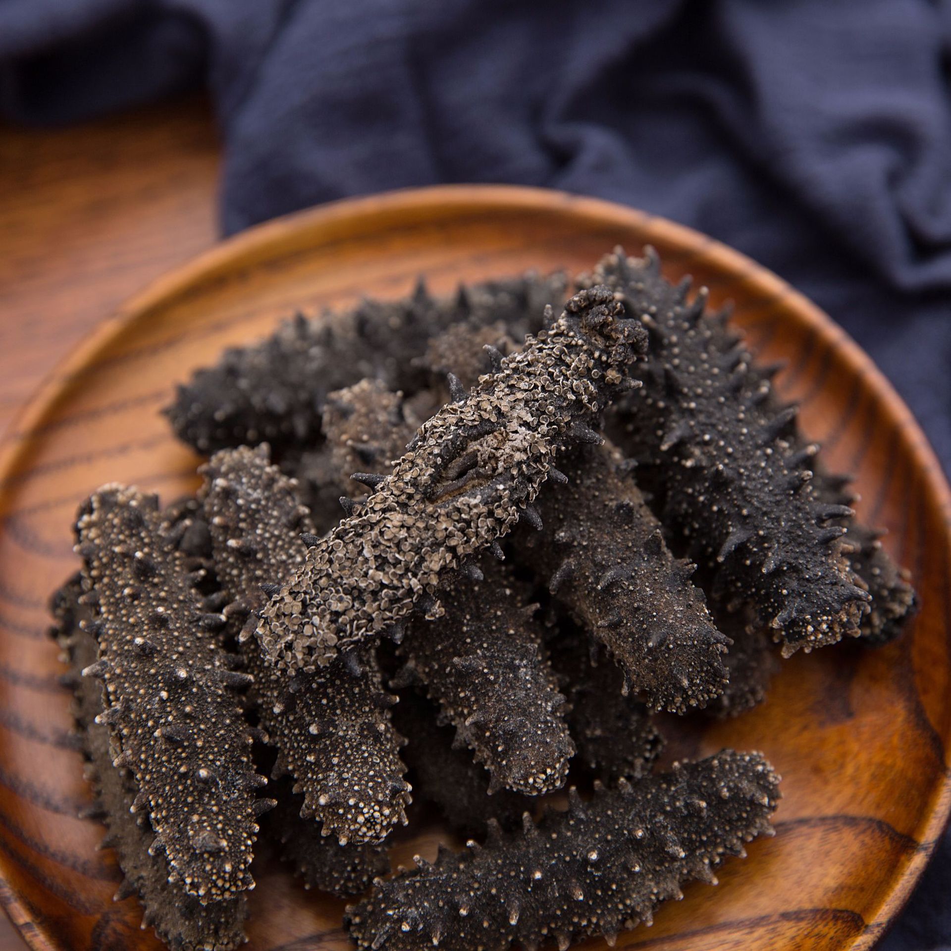 大连野生密刺纯淡干海参50g 海鲜干货干海参现货批发分销一件代发