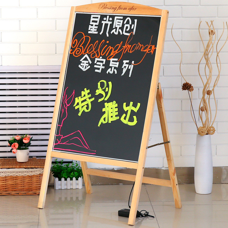 h新led荧光板手写广告版一体式荧光板发光小黑板荧光屏手写板展示