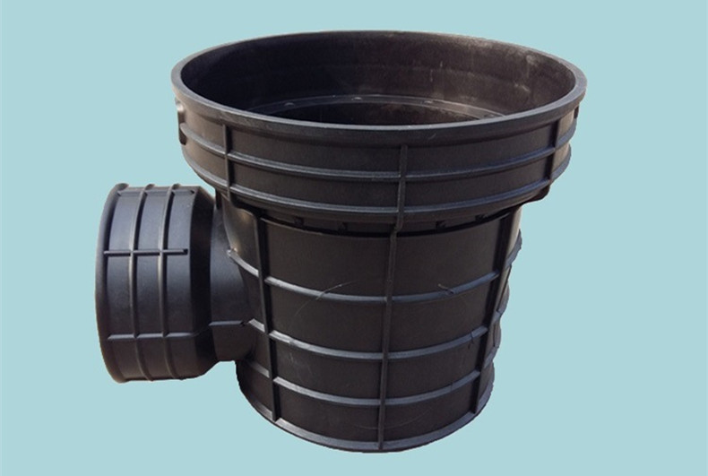 湖南永州流槽式四通井315*225 塑料检查井厂家 雨水井