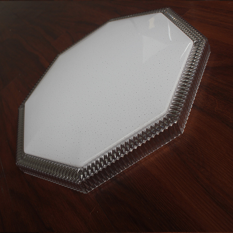 厂家直销 韩国热销款八角水晶吸顶灯罩外壳室内大厅吸顶灯套件