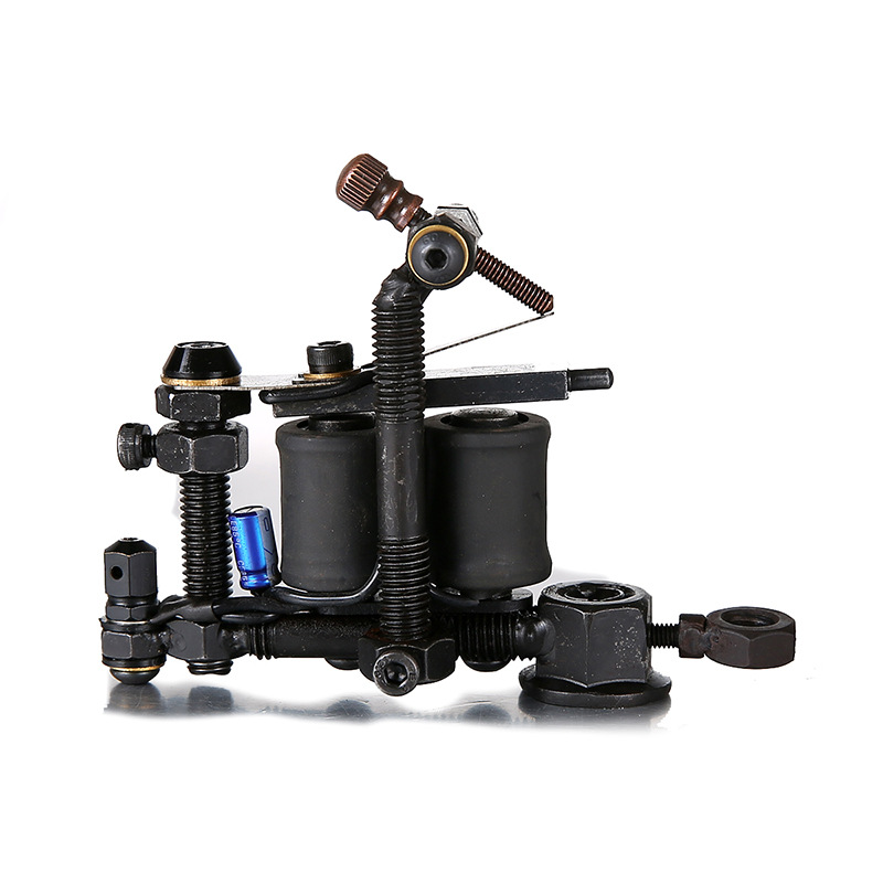 收藏版机械感设计纹身机器 刺青机器 纹身高档线圈机器工厂直销