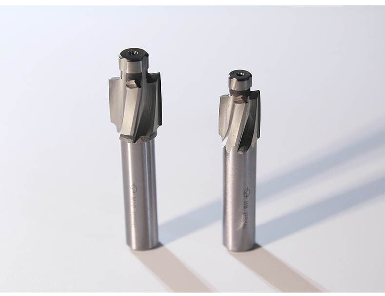 全磨白钢螺丝沉头铣刀伊海牌坚固耐磨高速钢平铣刀不锈钢加工用具