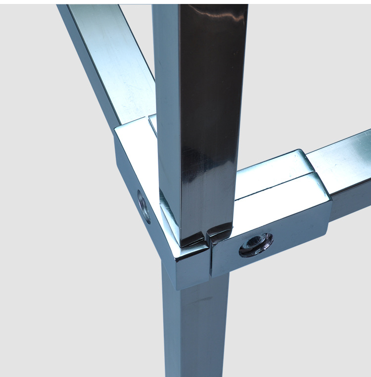 25mm方管夹三通直角l型铝合金加厚连接件快速接驳件货架接头弯头