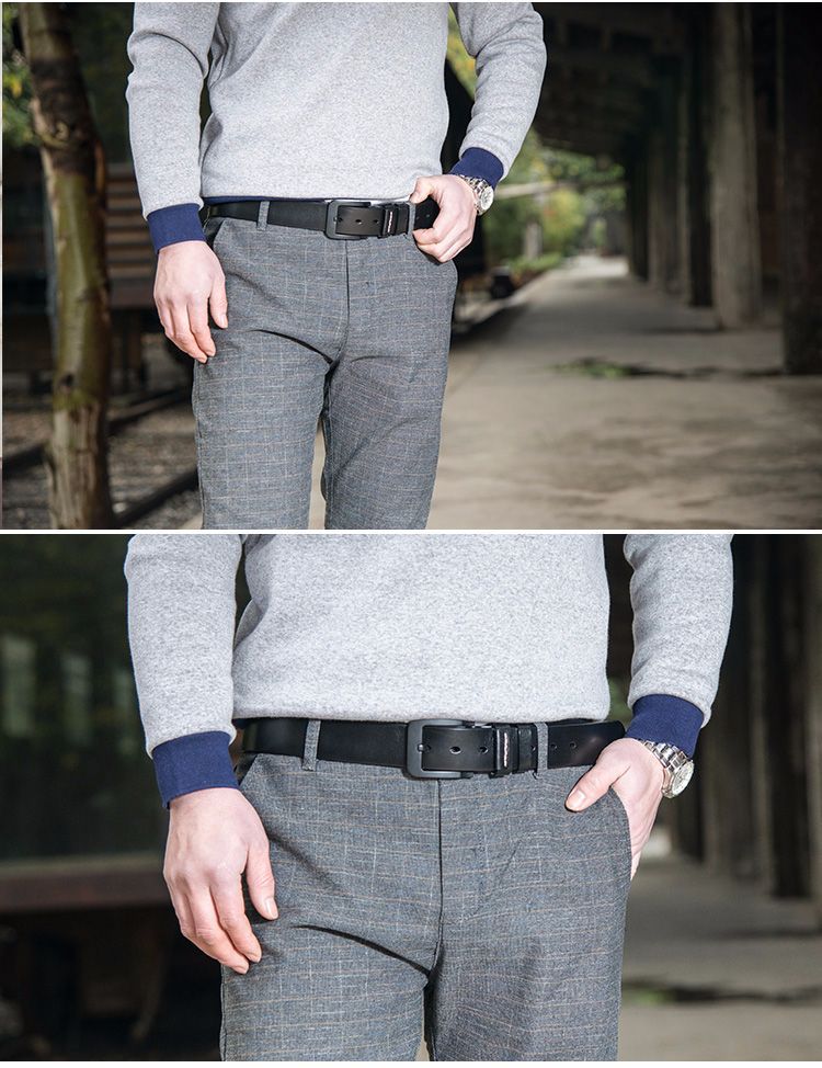 头层皮复古针扣皮带男士 皮带厂腰带厂家批发招商加盟一件代发