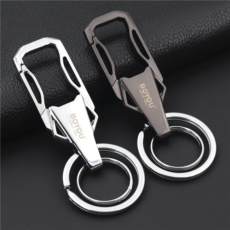 博友汽车钥匙扣 双圈锁匙扣 挂件小商品 淘宝小礼品a5037