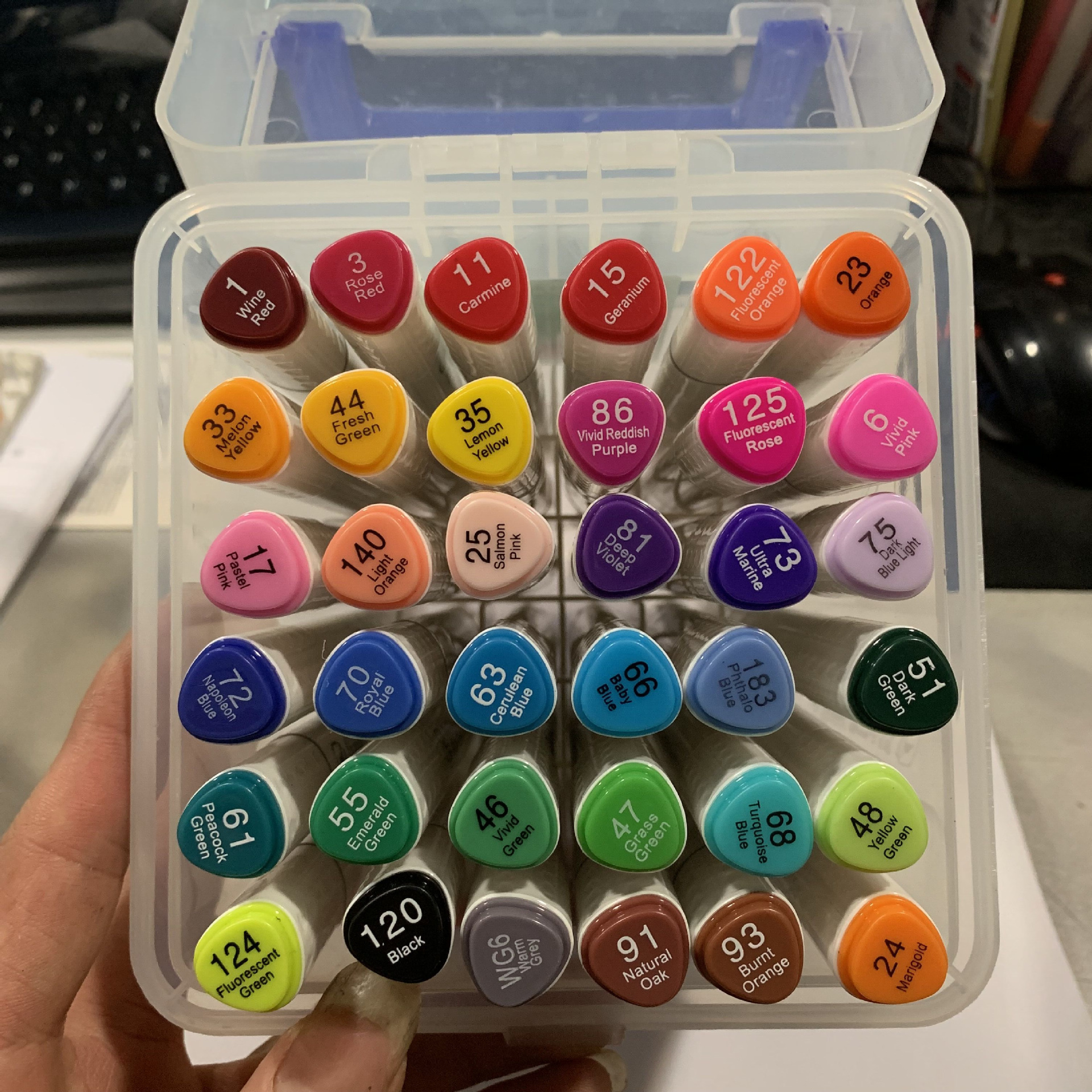 touch马克笔套装双头彩色三代油性笔40色80色酒精油性记号笔批发