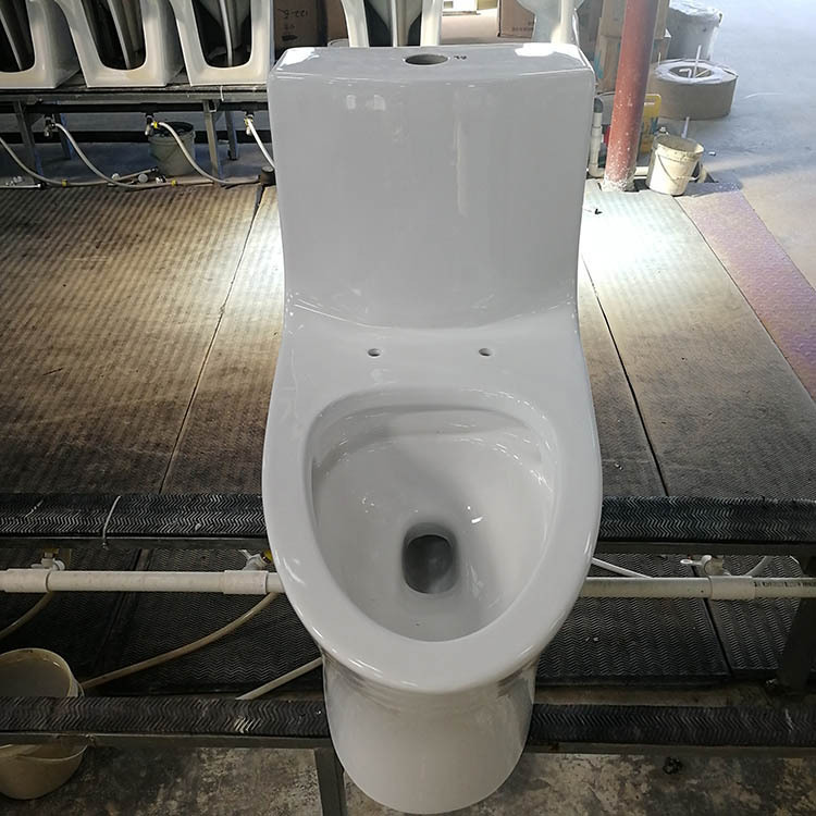 酒店工程批发漩涡虹吸大管道抽水马桶 大口径防溅静音连体坐便器