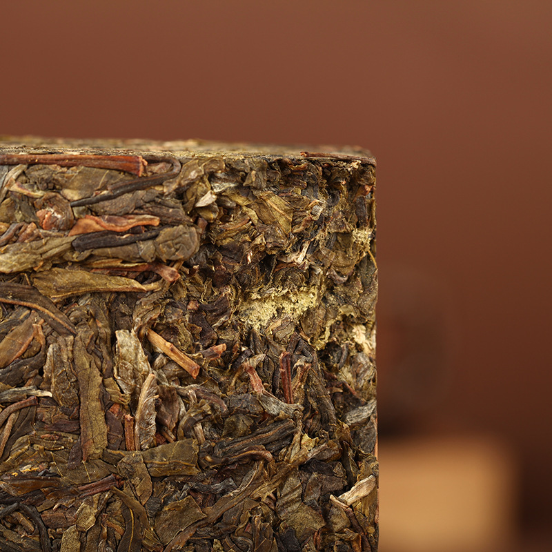 批发云南普洱茶 小户赛茶砖 古树生茶 头春普洱茶 黄金叶砖茶