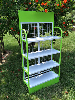 小展架超市货架展示架便利店药店展架多层置物架金属产品小型架子