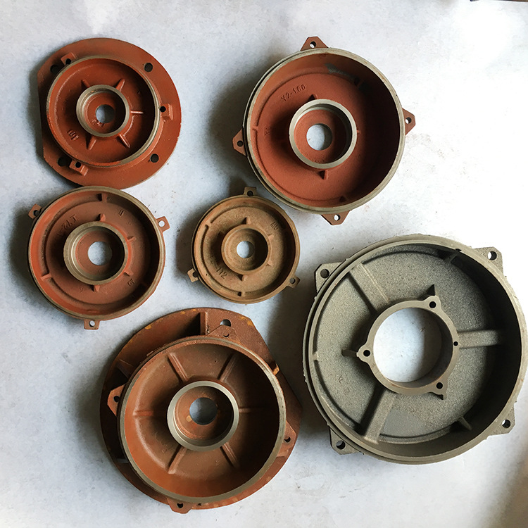 配件批发各种电机端盖 行车电机端盖 铝壳防爆电机端盖及接线盒