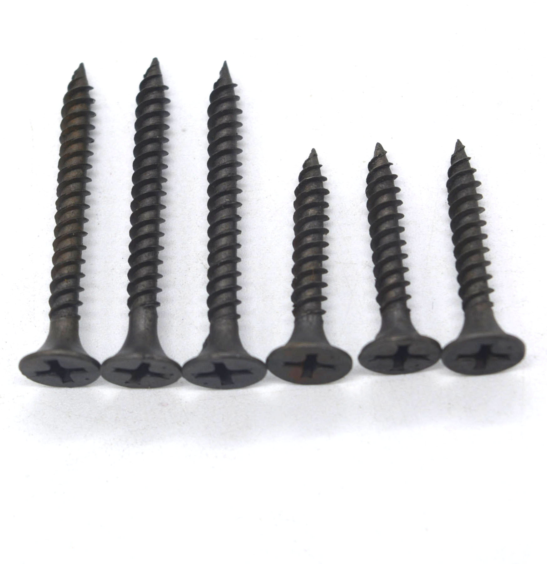 黑色自攻螺丝 尖头螺丝 木螺丝 干壁钉 十字螺丝钉 箱扣插销配件