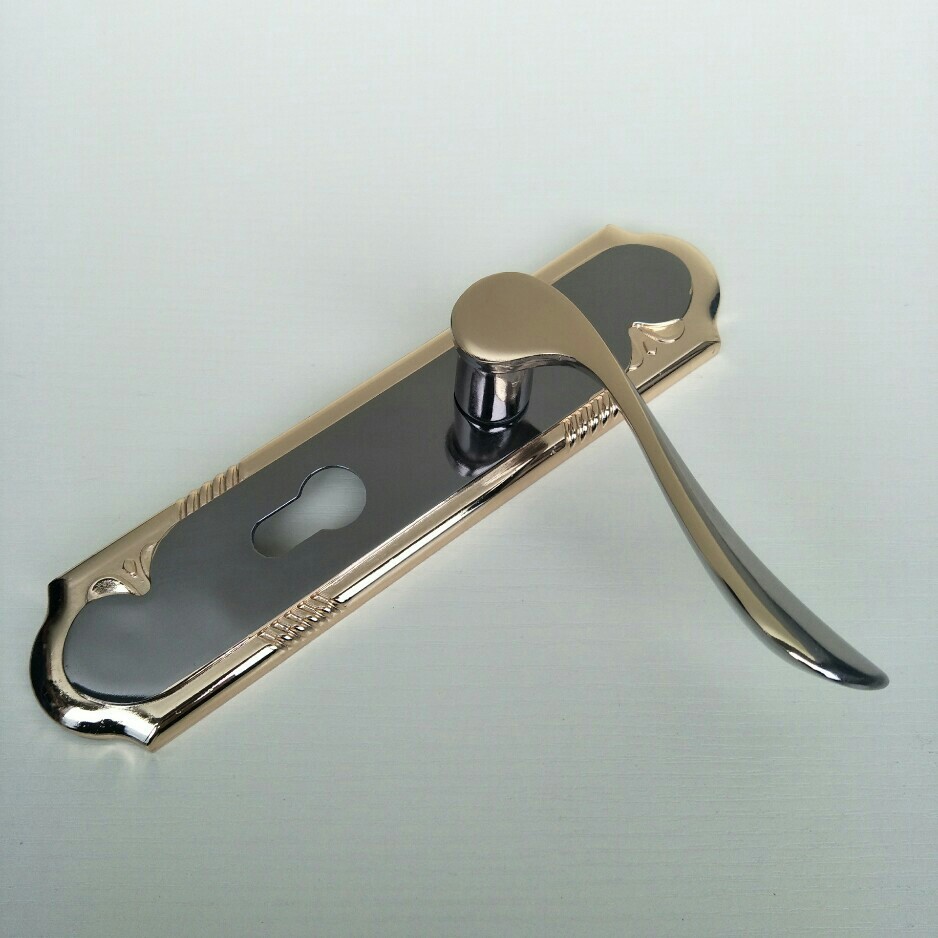 欧式小50轴承执手锁室内铝合金 卧室现代实木门锁卫生间门锁把手