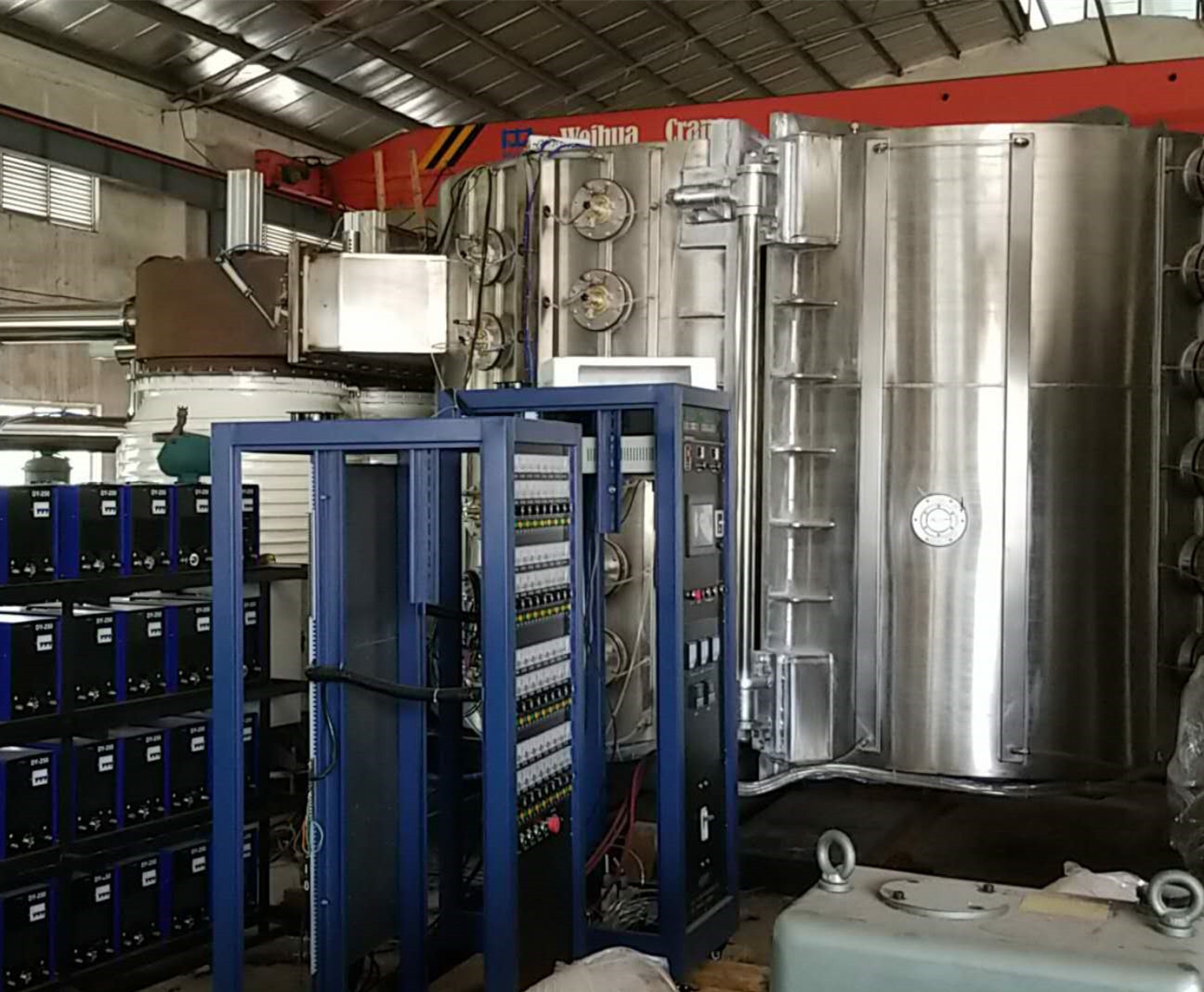 0成交0套佛山真空镀膜机彩色不锈钢 水晶灯饰 五金 电镀设备厂家