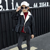 Korean Edition girl locomotive leather clothing 2019 Autumn and winter new pattern CUHK pu Leather coat jacket children leather jacket Korean Edition girl locomotive leather clothing 2019 Autumn and winter new pattern CUHK pu Leather coat jacket children leather jacket