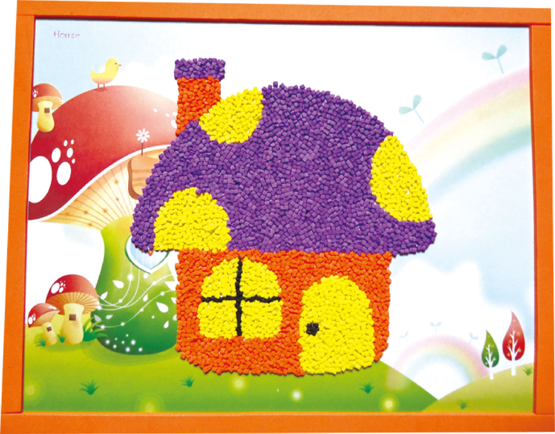 18款儿童泡沫粒子贴画幼儿园男女孩手工制作diy益智玩具礼物赠品