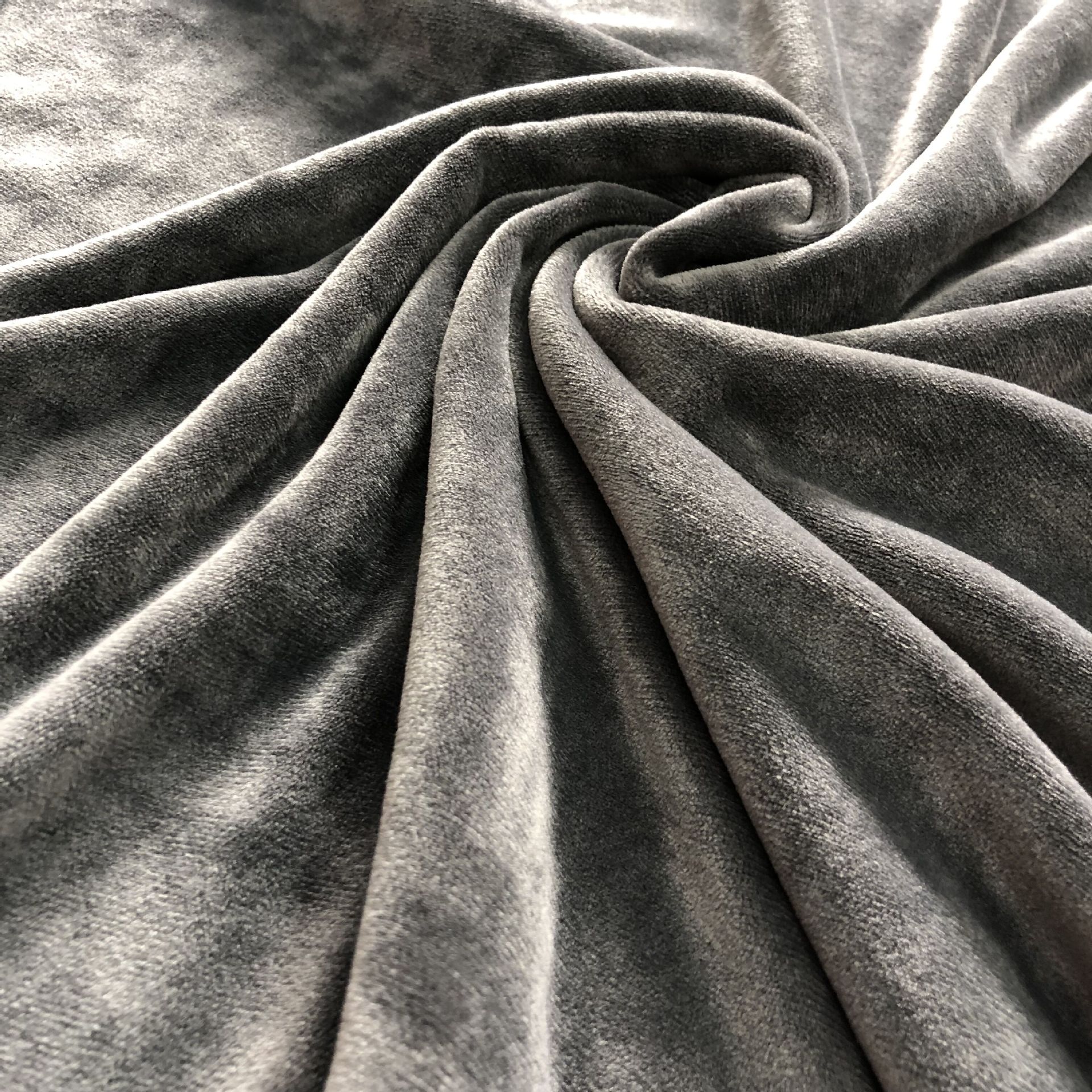 【厂家直销】银狐绒氨纶超柔 银狐绒卫衣面料