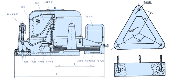 ss-600三足离心机_不锈钢三足离心机_离心机厂家