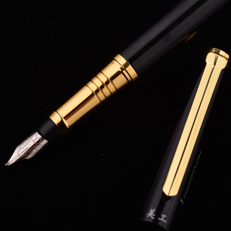 罗氏美工笔670学生用书法书写手绘正姿练字墨水笔礼盒装量大刻字