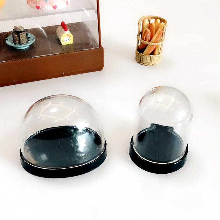 透明塑料罩 微景观永生花瓶 粘土装饰物手工食玩蛋糕作品 防尘罩