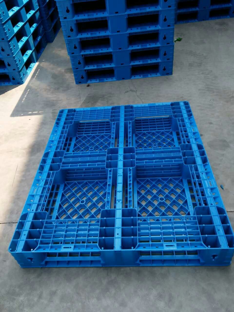 厂家直销 1210网格田字 塑料托盘田字九脚叉车用平板台板栈板|价格