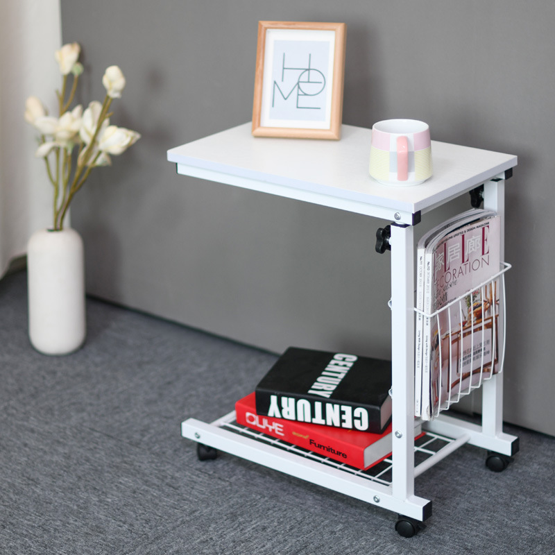 1 Manufacturer] Simple Modern Mobile Bedside Table Lifting Small Coffee Table Side Table Lazy Computer Desk Sofa Small Desk