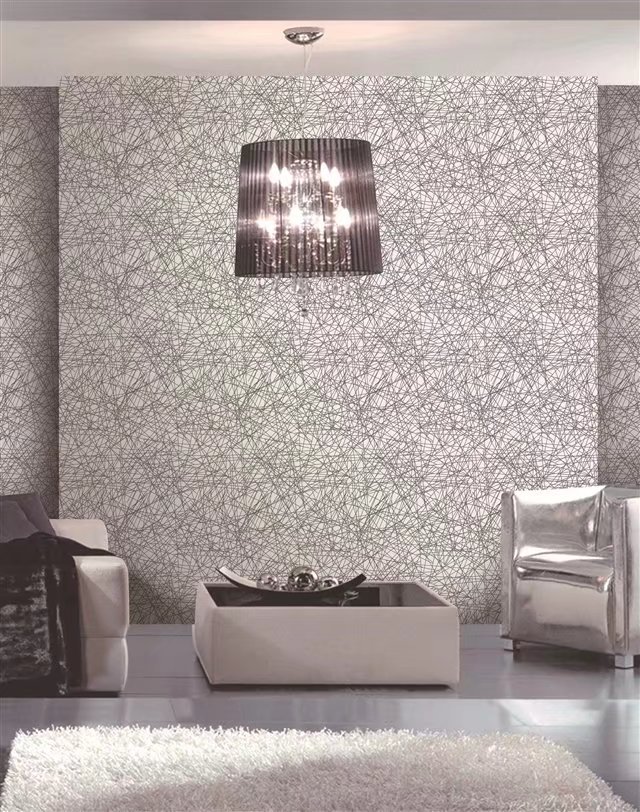 金银箔个性高效光时尚闪亮细拉丝饭店吊顶ktv马赛克壁纸黄色墙纸