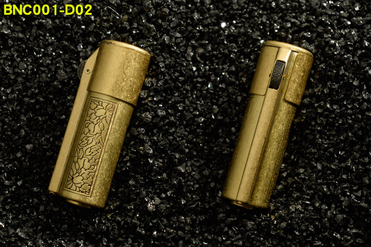 百诚百诺bnc001打火机纯铜老式煤油机精雕防风战壕煤油打火机批发