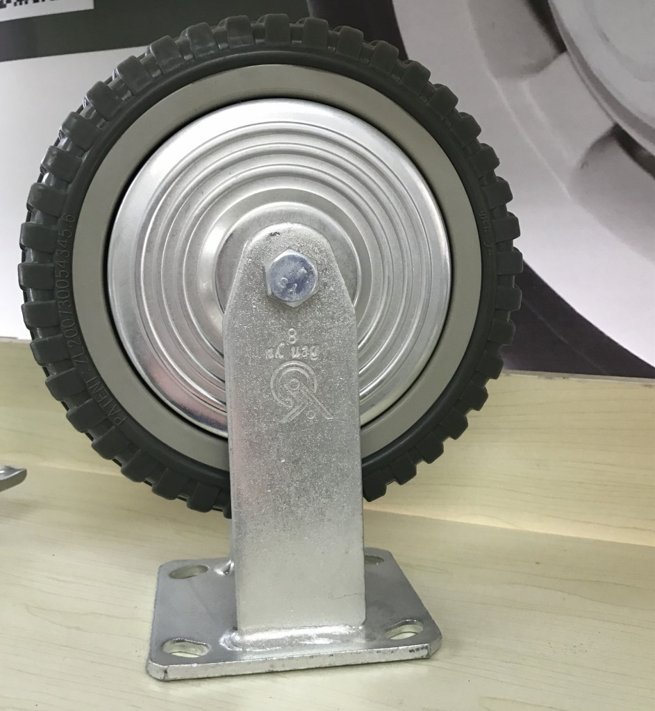 奔宇脚轮 8寸重型烽火聚氨酯轮 定向轮 重型工业脚轮