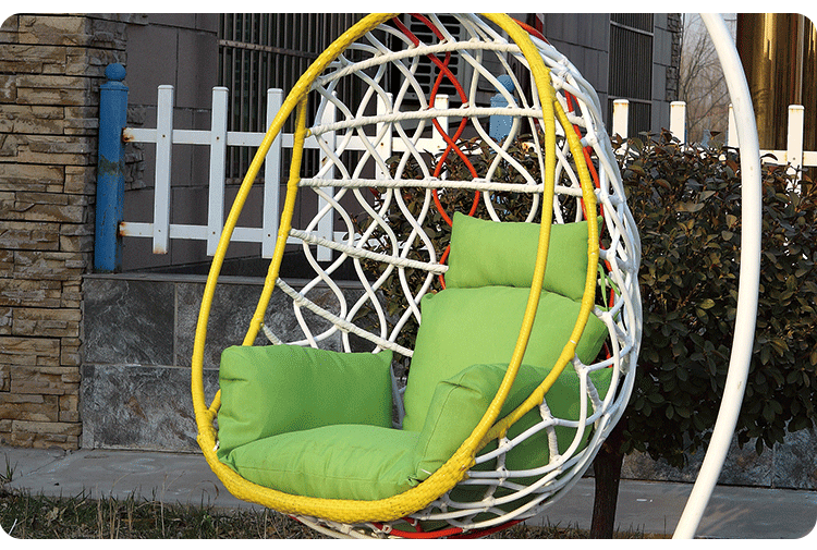 鸟巢吊床吊椅 户外庭院摇篮椅 粗藤单人吊篮藤椅 室内秋千定制