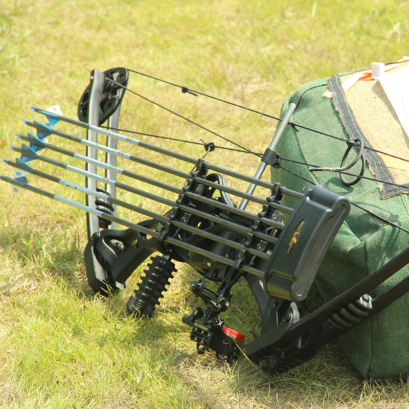 复合快拆箭盒 弓箭六箭箭囊 射箭器材户外箭壶箭袋 tp726黑色